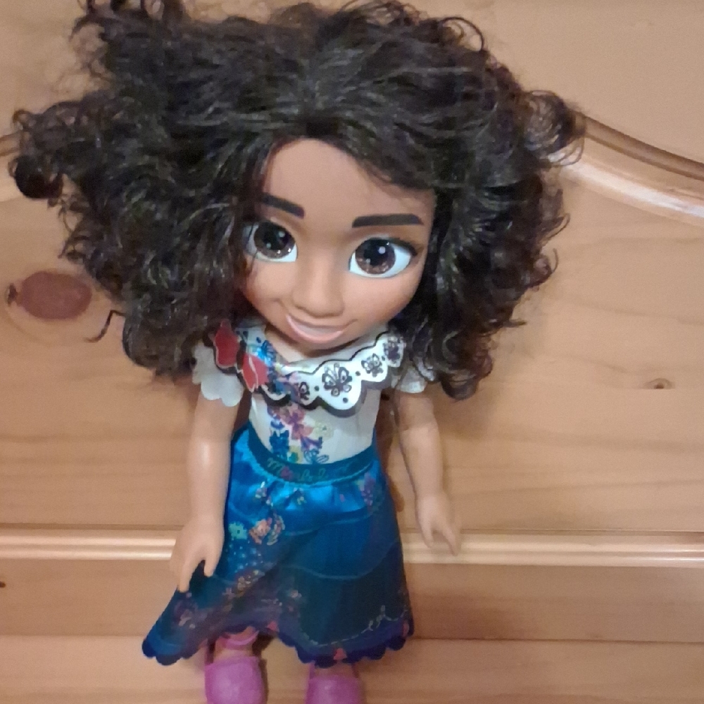 Colorful Kids Doll with Curly Hair
